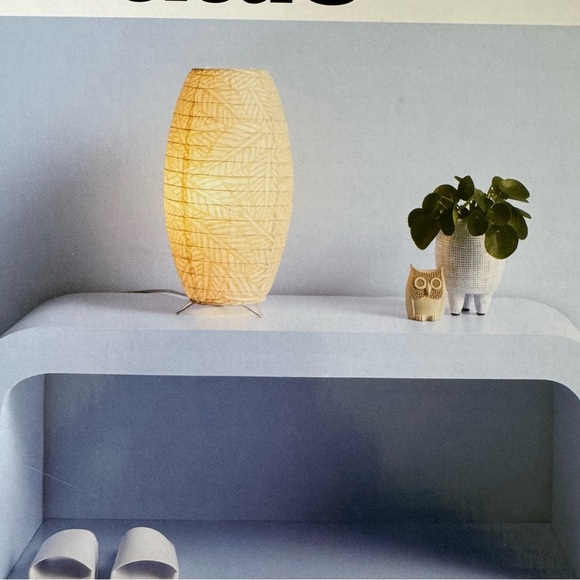 NWT! Room Essentials Paper Shade Table Lamp - Picture 8 of 8